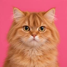 Fortuna, a fluffy ginger cat